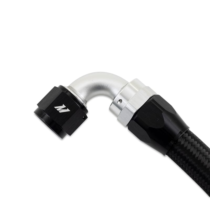 Mishimoto 3Ft Stainless Steel Braided Hose w/ -10AN Straight/90 Fittings - Black thumbnail 2