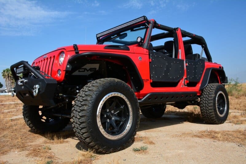 DV8 Offroad 07-18 Jeep Wrangler Jk Rock Doors - RDSTTB-01R thumbnail 4