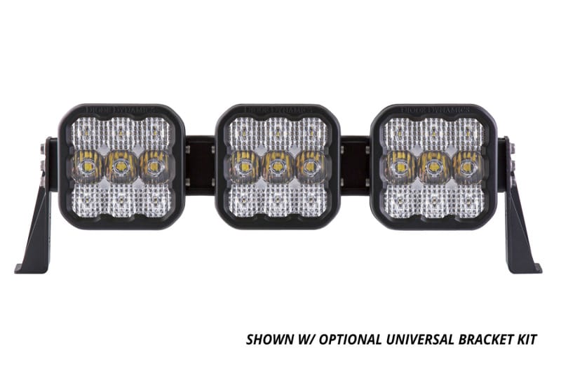 Diode Dynamics SS5 Sport Universal CrossLink 3-Pod Lightbar - White Combo thumbnail 4