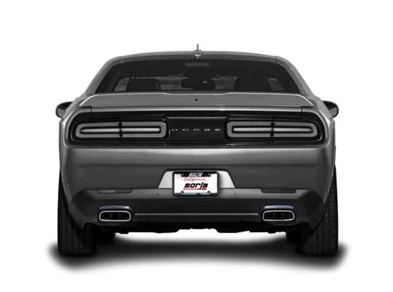 Borla 2015 Dodge Challenger 3.6L V6 S-TYPE Catback Exhaust No Tips Factory Valance thumbnail 2