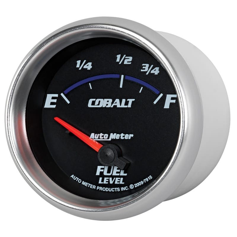 AutoMeter Gauge Fuel Level 2-5/8in. 73 Ohm(e) to 10 Ohm(f) Elec Cobalt thumbnail 2