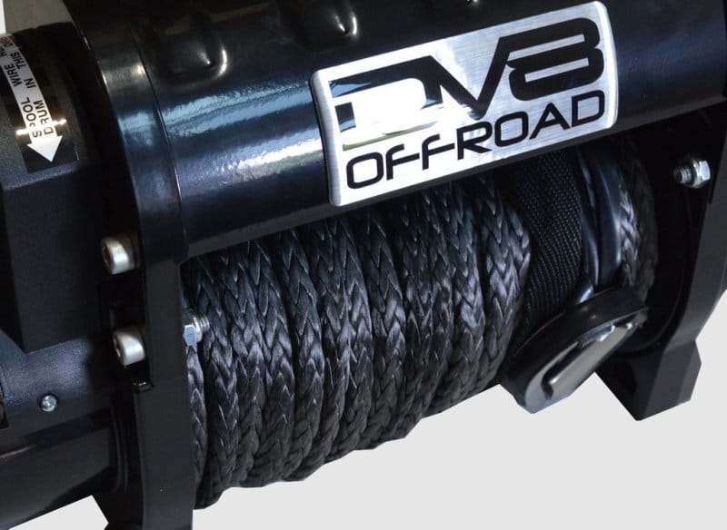 DV8 Offroad 12000 LB Winch w/ Synthetic Line & Wireless Remote - Black thumbnail 3