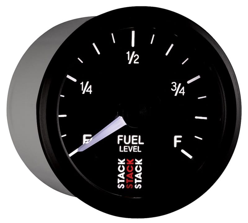 Autometer Stack Instruments 52mm 0-280 Ohm Programmable Pro Stepper Motor Fuel Level Gauge - Black thumbnail 6