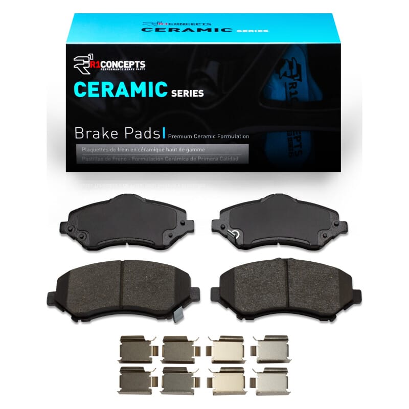 R1 2007-2018 Chrysler Town & Country Front R1 Ceramic Pads & Hardware Kit