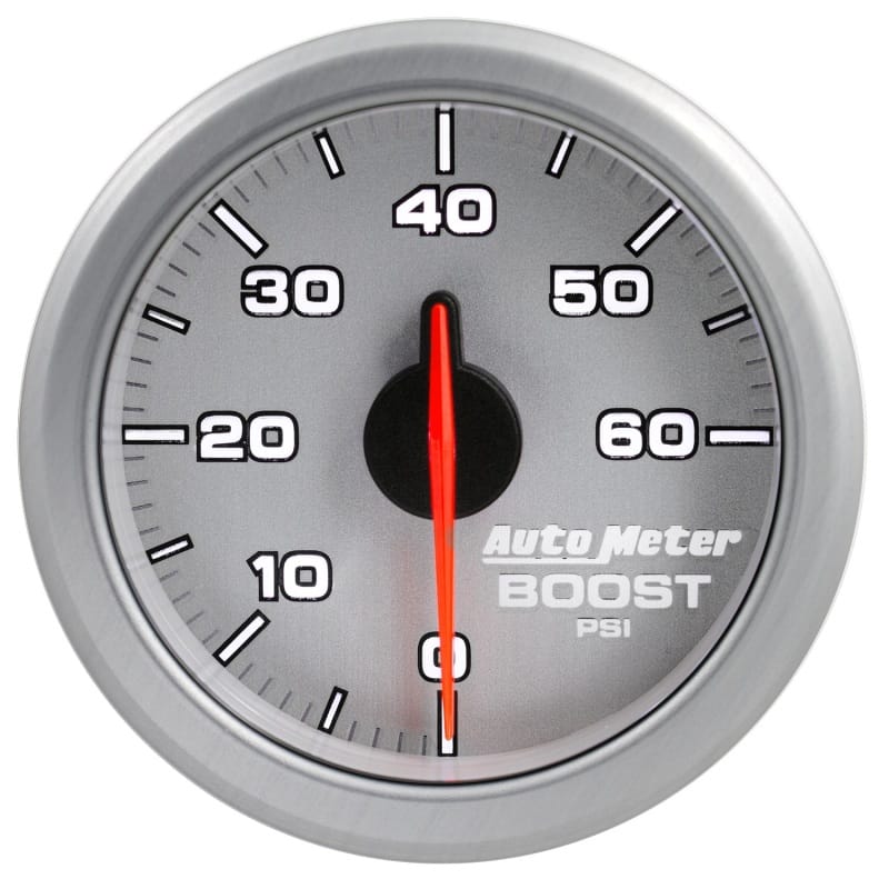 Autometer Airdrive 2-1/6in Boost Gauge 0-60 PSI - Silver thumbnail 8