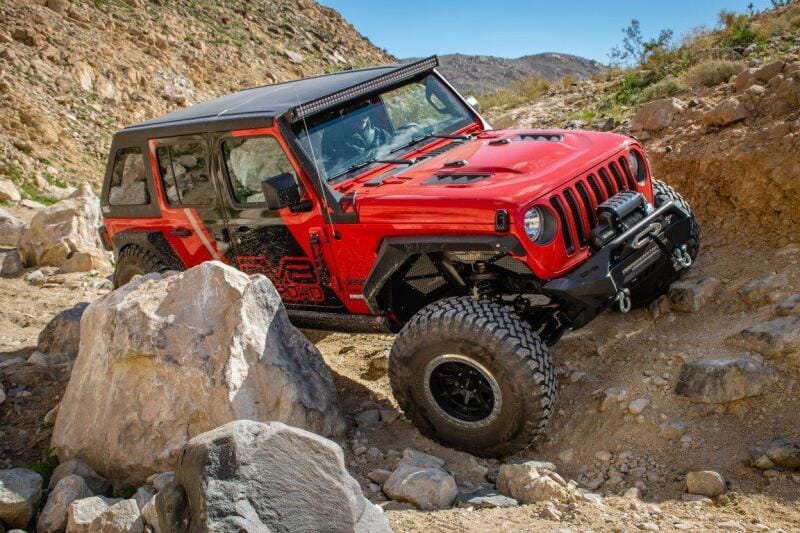 DV8 Offroad 18+ Jeep JL Rubicon Replica Hood thumbnail 4