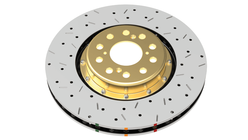 DBA 13-17 SRT Viper Except TA Package Rear 5000 Series Drilled & Slotted Ring thumbnail 4