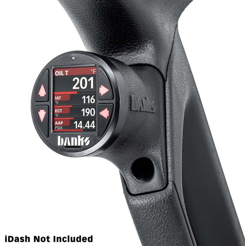 Banks Power 18-23 Jeep Wrangler/Gladiator - iDash Stealth Single Gauge Pod Kit thumbnail 2