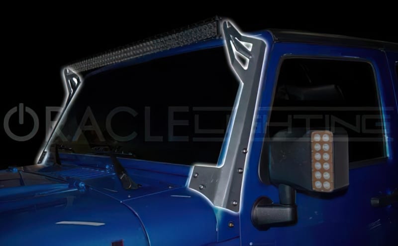 Oracle Jeep JK Upper Windshield Brackets (Pair) thumbnail 2