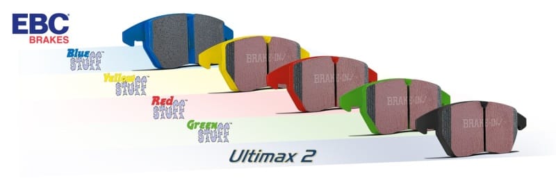 EBC 11+ Dodge Durango 3.6 Ultimax2 Front Brake Pads