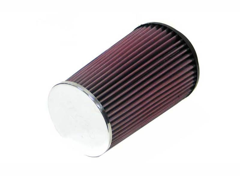 K&N Universal Chrome Filter 4 inch FLG / 5 3/8 inch Bottom / 4 1/2 inch Top / 8 inch Height