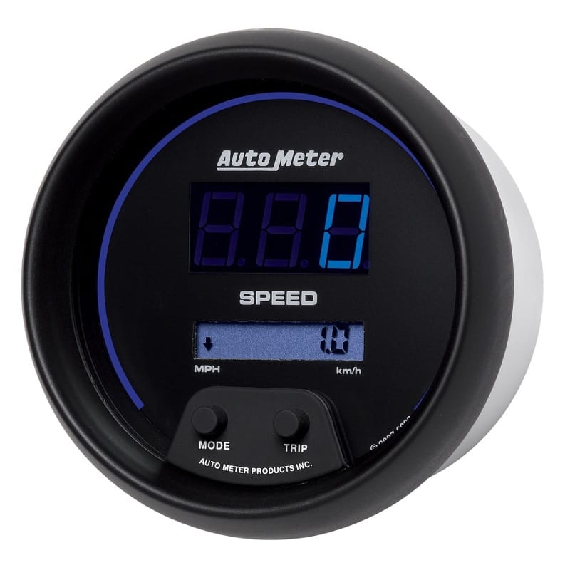 Autometer Cobalt Digital 85.7mm Black Electric Programable Speedometer thumbnail 2