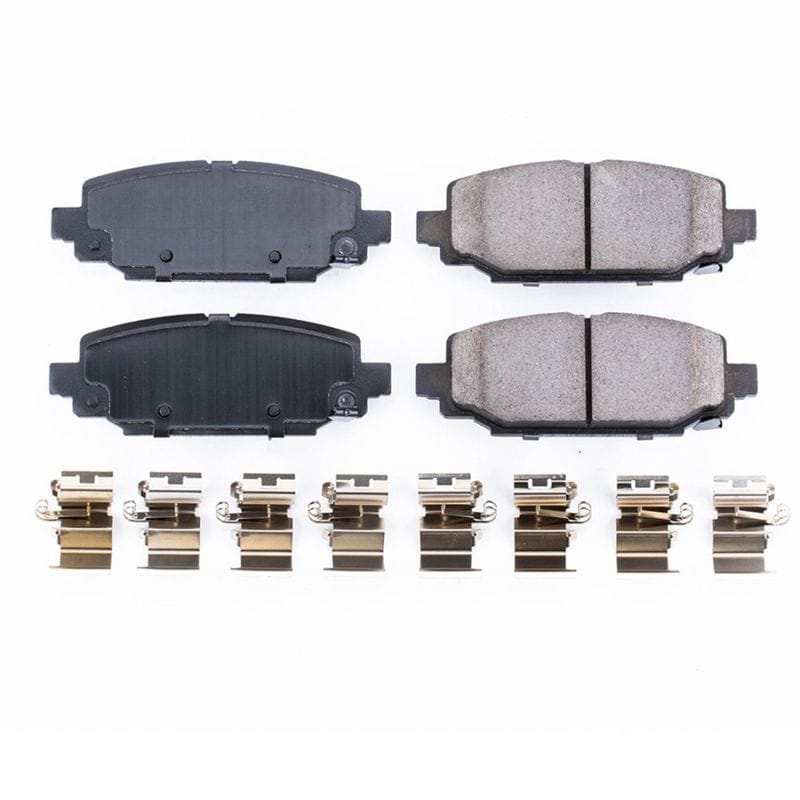Power Stop 18-19 Jeep Wrangler Rear Z17 Evolution Ceramic Brake Pads w/Hardware - 17-6005