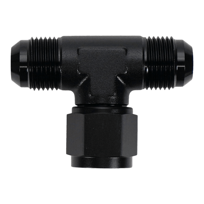 DeatschWerks 10AN Male Flare to Female Flare Swivel Tee on 90