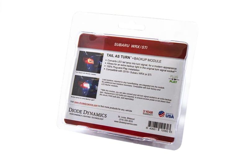 Diode Dynamics 15-21 Subaru WRX / STi Tail as Turn +Backup Module (USDM) Stage 1 thumbnail 9