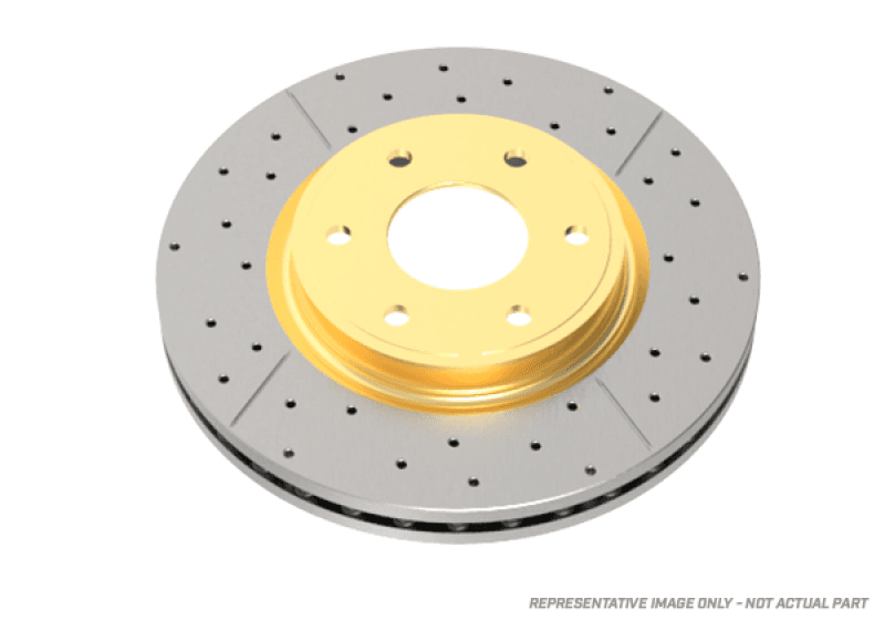 DBA 02-07 Jeep Liberty Front Street Drilled & Slotted Rotor
