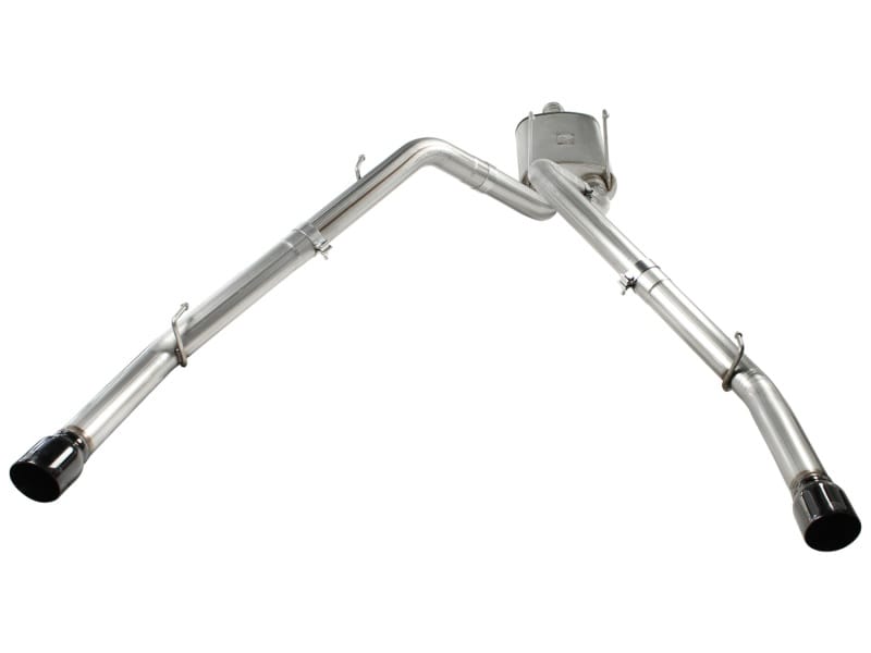 aFe MACHForce XP Exhausts Cat-Back SS-409 EXH CB Dodge Ram 1500 5.7L HEMI 09-13 Glossed Black thumbnail 2