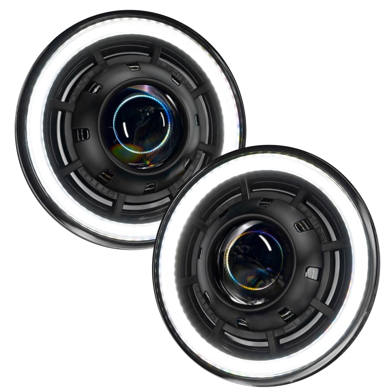 Oracle Oculus 7in Bi-LED Projector Headlights for Jeep Wrangler JK - 6000K thumbnail 4