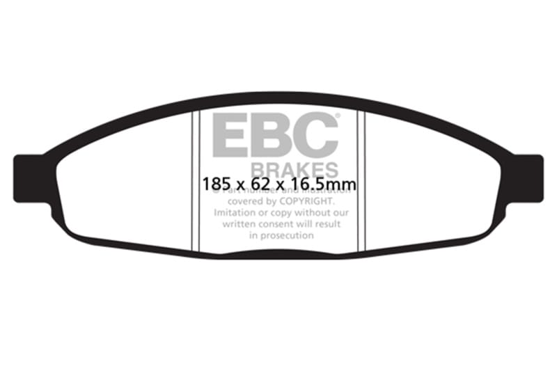 EBC 05-07 Chrysler Pacifica 3.5 Ultimax2 Front Brake Pads thumbnail 3