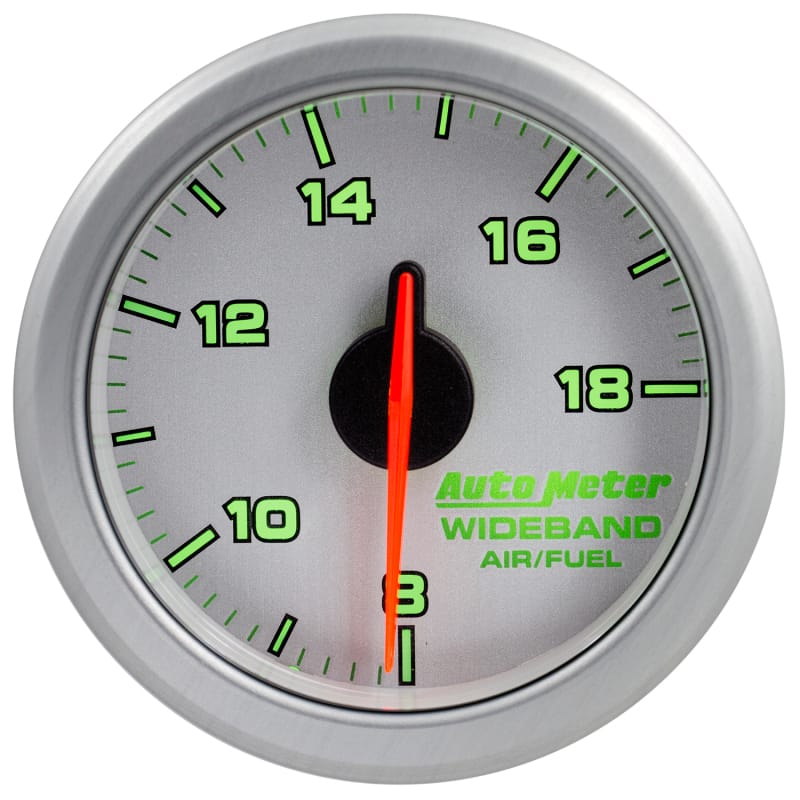 Autometer Airdrive 2-1/6in Wideband Air / Fuel Gauge 10:1-17:1 ARF Range - Silver thumbnail 3