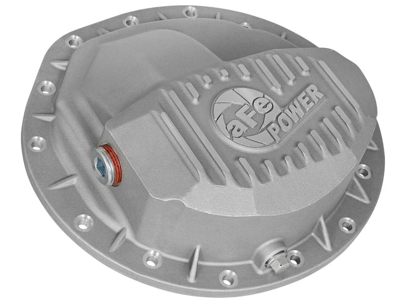 aFe Front Differential Cover (Raw; Street Series); Dodge Diesel Trucks 03-12 L6-5.9/6.7L (td) thumbnail 2
