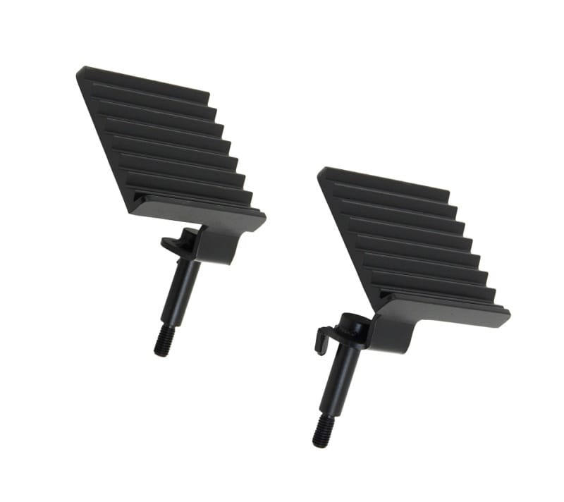 Fishbone Offroad 07-18 Jeep Wrangler JK - Foot Peg Set - Black thumbnail 3