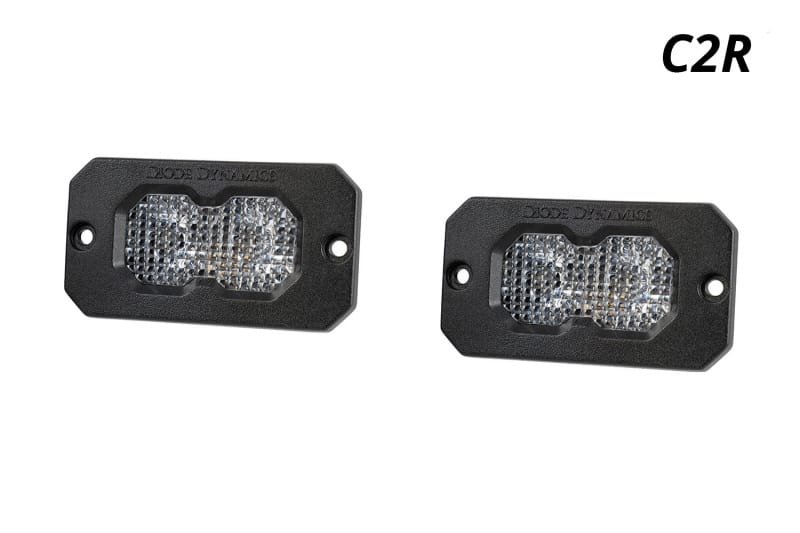 Diode Dynamics C2R White Flood Flush Mount LED Pod (Pair)
