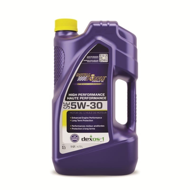 Royal Purple Synthetic High Performance 5W30 Motor Oil (Canada) - 5 Quart thumbnail 2