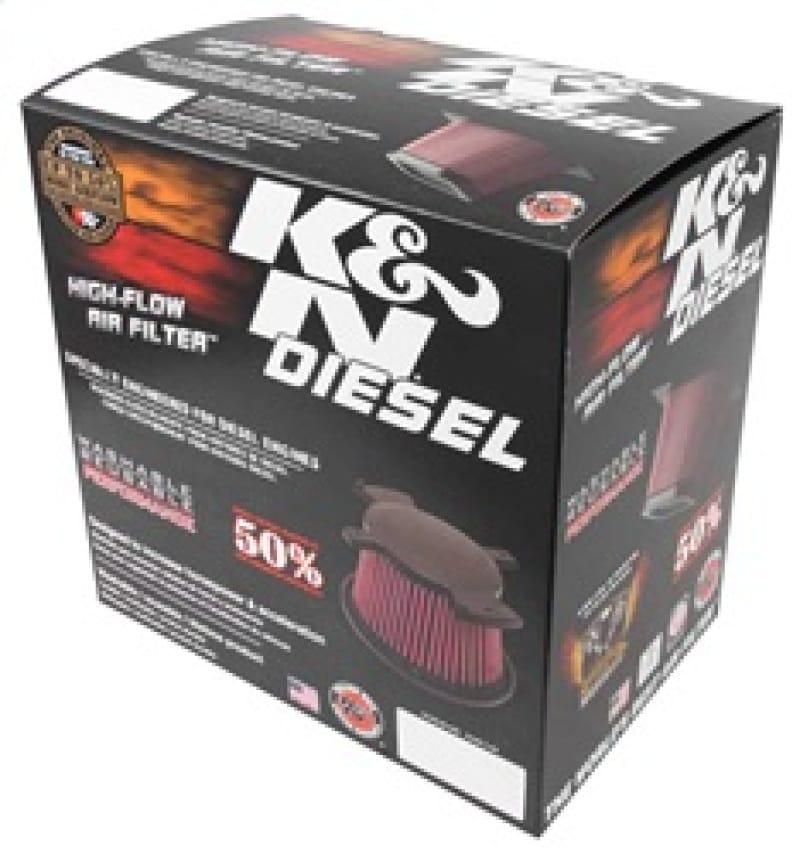 K&N 03-05 Dodge Pick Up 5.9L-L6 Drop In Air Filter thumbnail 4