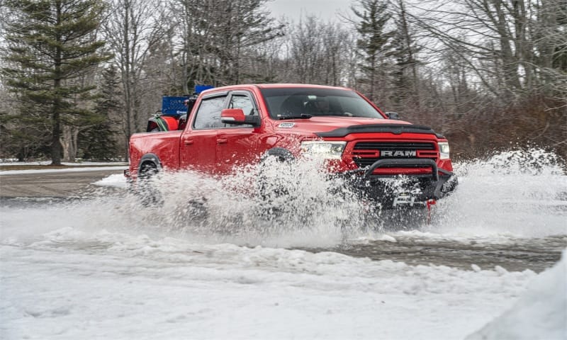 AVS 2019 RAM 1500 Crew Cab Ventvisor Outside Mount Front & Rear Window Deflectors 4pc - Smoke thumbnail 5