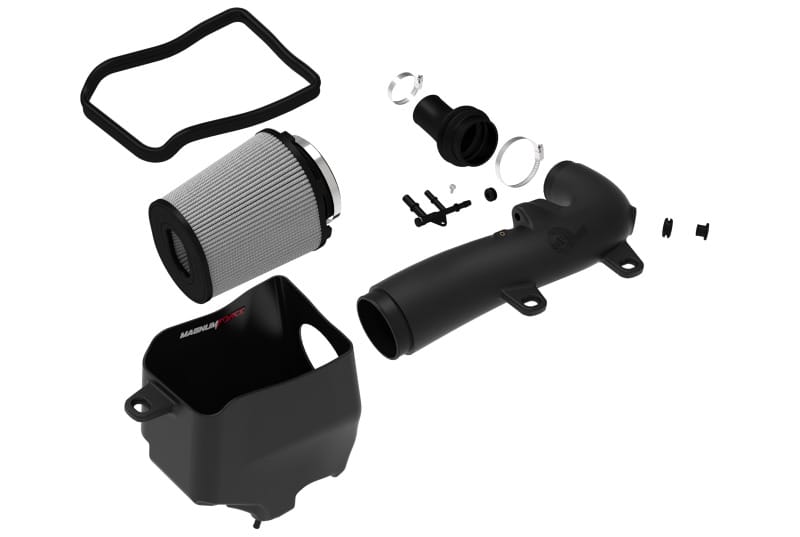 aFe 24-25 Jeep Wrangler JL 4XE L4 2.0L Magnum FORCE Stage-2 Cold Air Intake w/ Pro DRY S Filter thumbnail 2