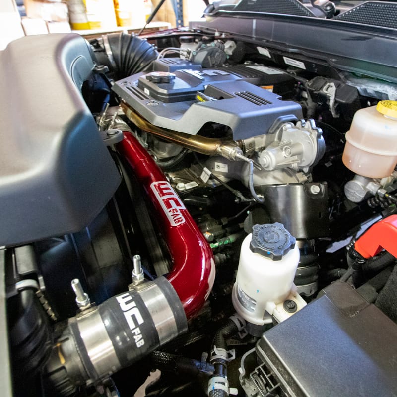Wehrli 19-24 6.7L Cummins Standard Output (SO) Upper Coolant Pipe - Bronze Chrome thumbnail 3