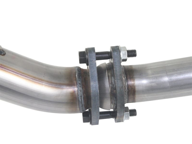 aFe Power Twisted Steel Loop Delete D/P & Y-Pipe SS 2in/2.5in 12-14 Jeep Wrangler (JK) V6 3.6L thumbnail 2