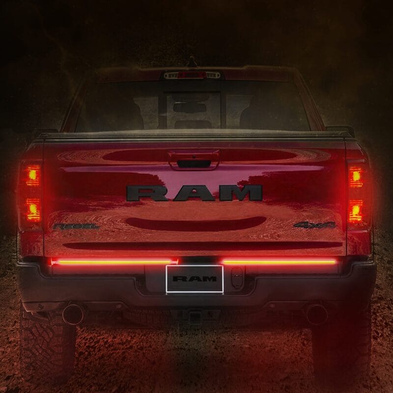 Putco 2019+ RAM 1500/Jeep Wrangler JK/JL 18in Split Blade LED Tailgate Light Bar (Pair)