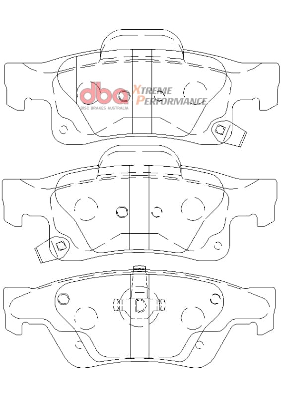 DBA 10-15 Camaro XP650 Front Brake Pads thumbnail 2