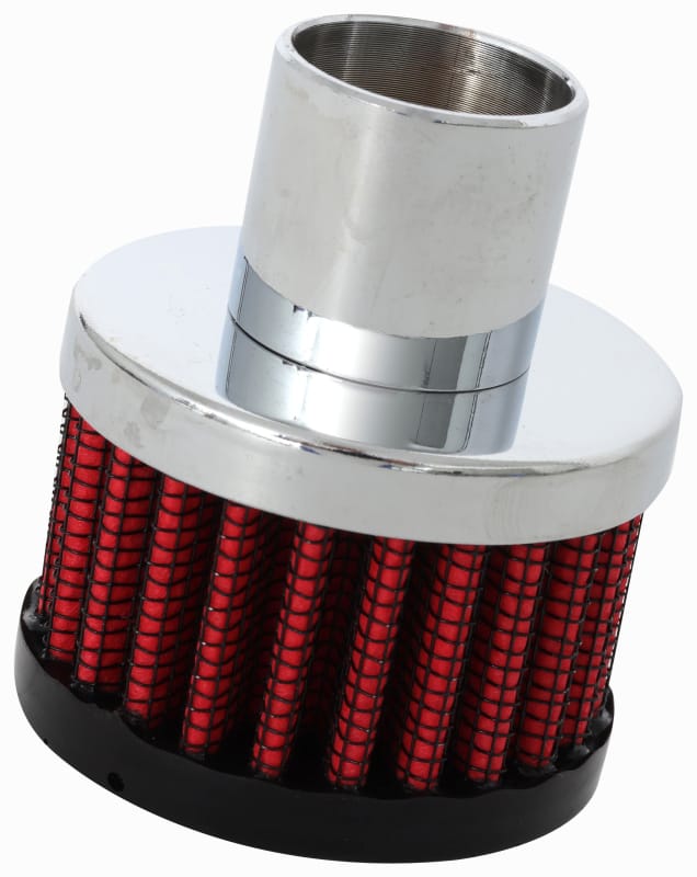 K&N Steel Base Crankcase Vent Filter/Breather 1in Vent OD x 2in OD x 1.5in Height thumbnail 4