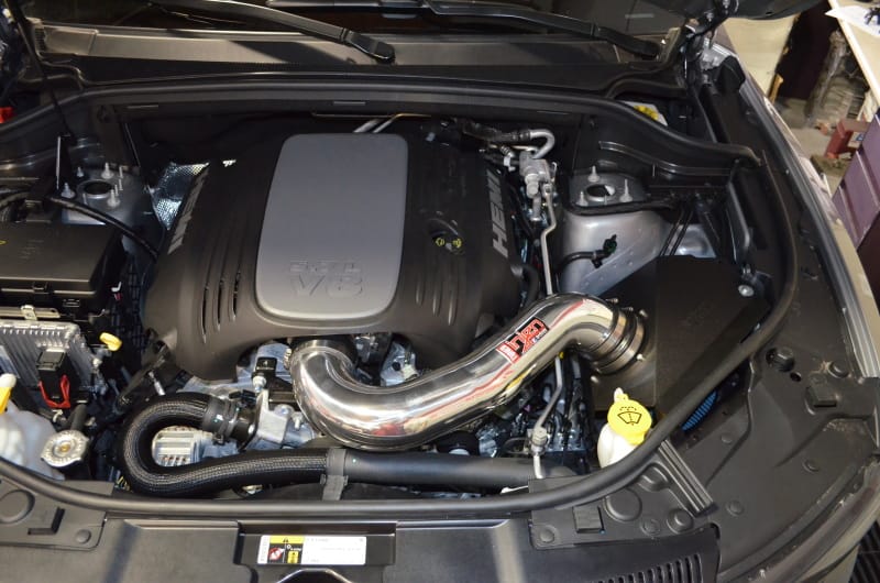 Injen 14-20 Dodge Durango R/T 5.7L V8 Wrinkle Black Power-Flow Air Intake System thumbnail 5