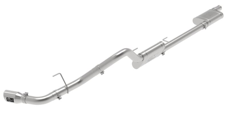 aFe Apollo GT Series 409 Stainless Steel Cat-Back Exhaust 2020 Jeep Gladiator 3.6L - Polished Tip thumbnail 2