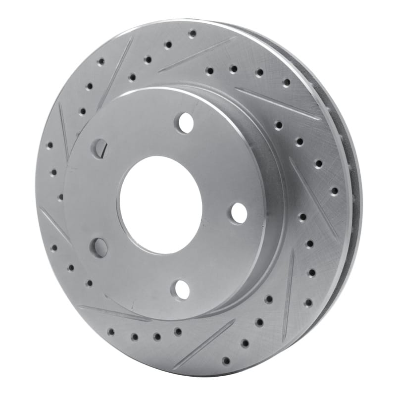 R1 94-99 Dodge Ram 1500 Pickup Front Left Drilled & Slotted Silver Brake Rotor - 631-40077L thumbnail 2