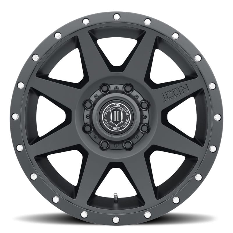 ICON Rebound 20x9 8x6.5 12mm Offset 5.5in BS 121.40mm Bore Satin Black Wheel thumbnail 2