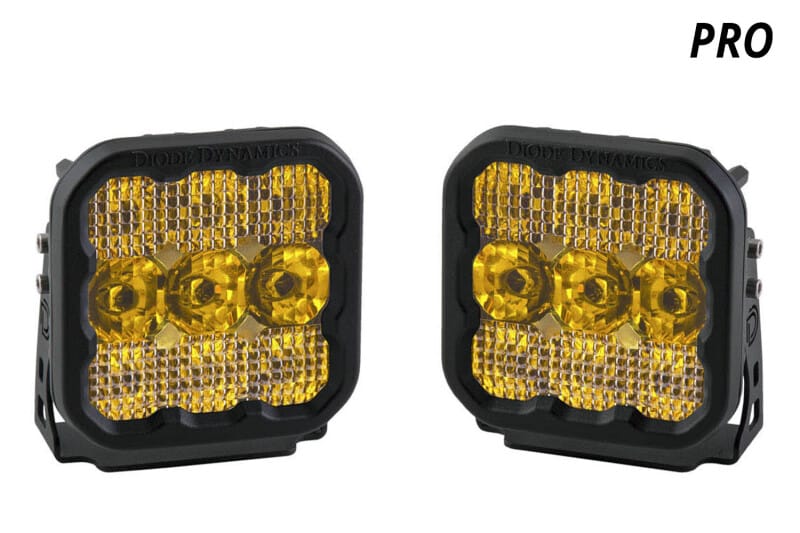 Diode Dynamics SS5 LED Pod Pro - Yellow Flood (Pair) thumbnail 2