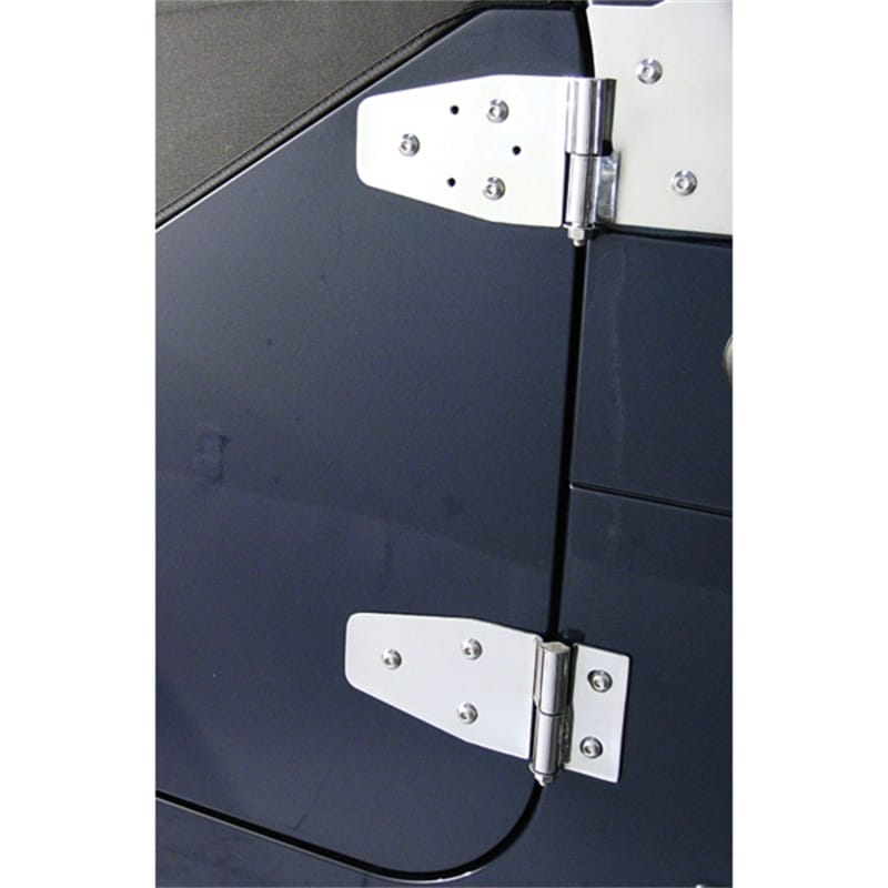 Rugged Ridge 94-95 Jeep Wrangler YJ Stainless Steel Door Hinge Kit thumbnail 2