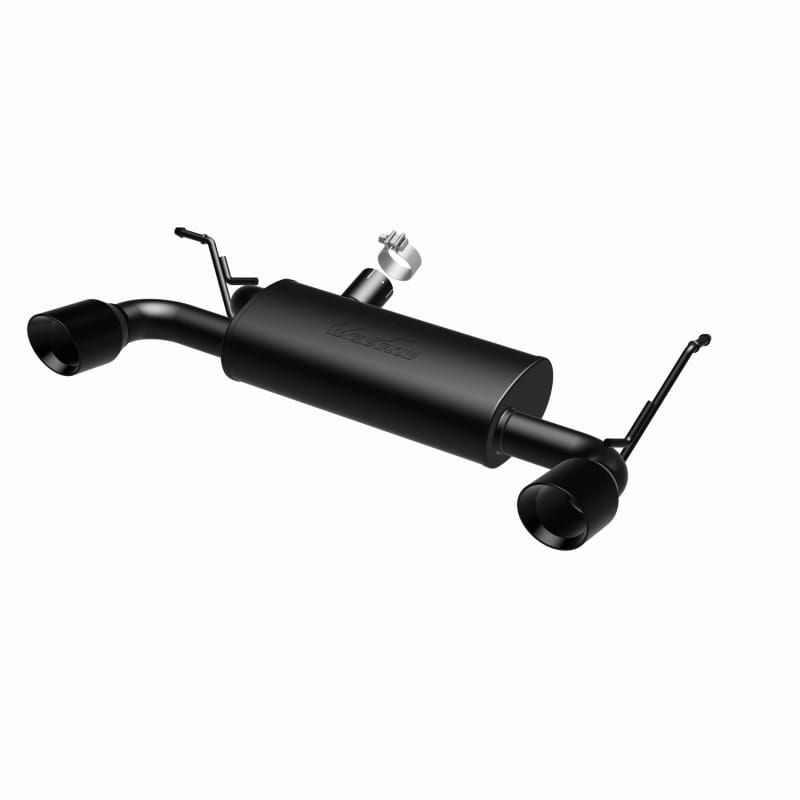 MagnaFlow 07-17 Jeep Wrangler JK 3.8/3.6L Dual Split Rear Exit Black Axle-Back Exhaust thumbnail 8