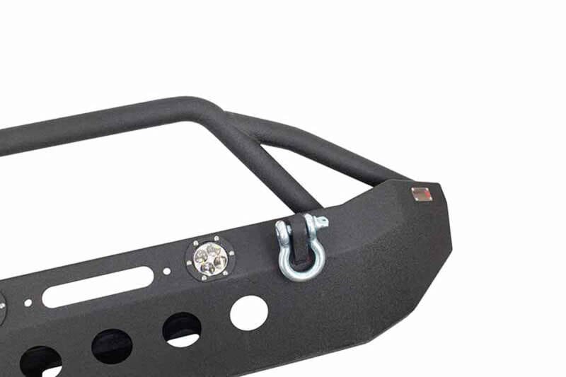 Fishbone Offroad 07-18 Jeep Wrangler Front Winch Bumper W/LEDs Full Width - Blk Textured Powdercoat thumbnail 3