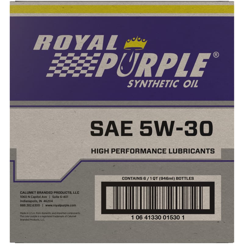 Royal Purple Premium Synthetic High Performance Multi-Grade 5W30 Motor Oil - 1 Quart thumbnail 3