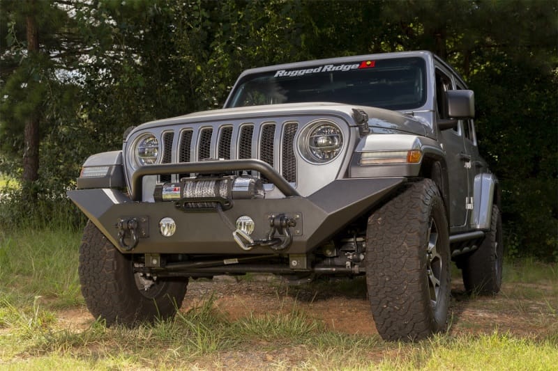 Rugged Ridge Spartan Front Bumper HCE W/Overrider 18-20 Jeep Wrangler JL/JT thumbnail 3