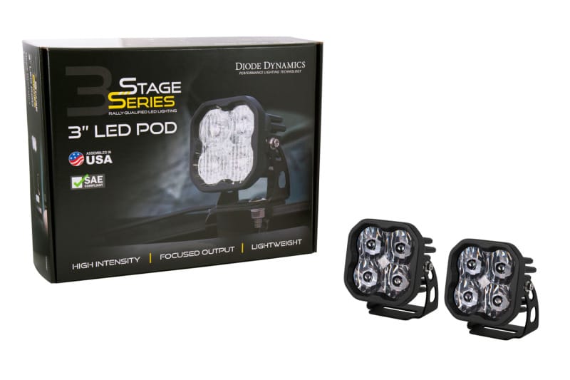 Diode Dynamics SS3 Max ABL - White Combo Standard (Pair) thumbnail 5