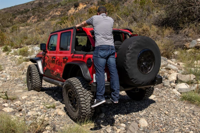 AMP Research 2018 Jeep Wrangler (JL) BedStep - Black thumbnail 5
