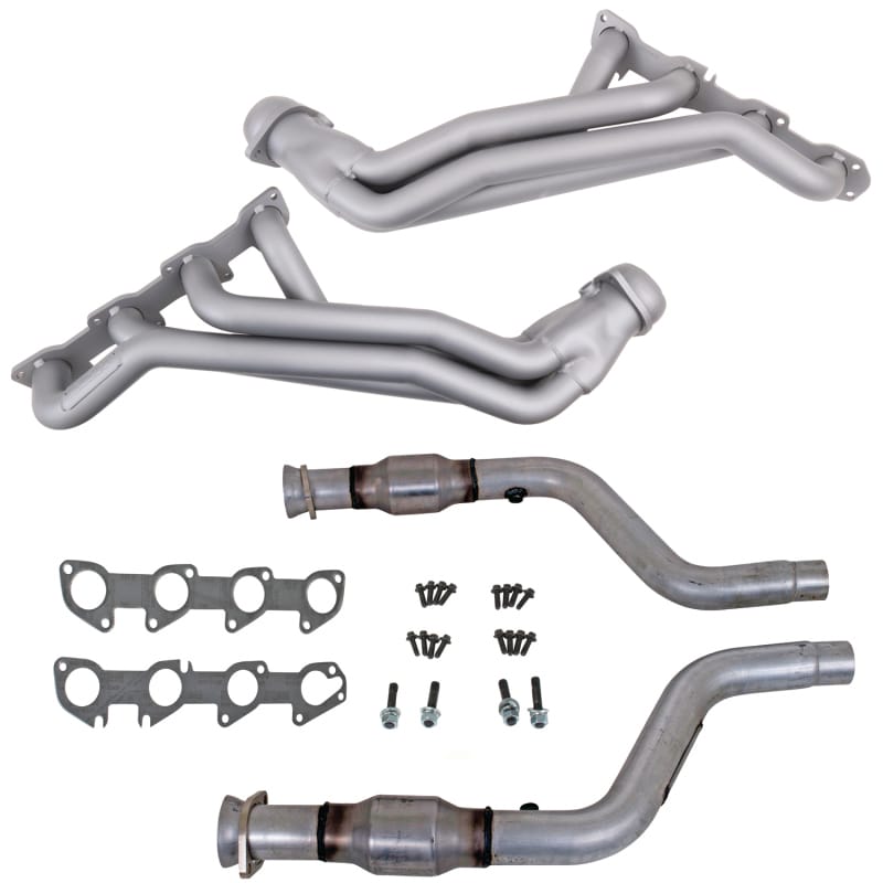 BBK 05-08 Dodge 5.7 Hemi (Car) Long Tube Headers w/High Flow Catted Mid Pipe (Ti Ceramic)