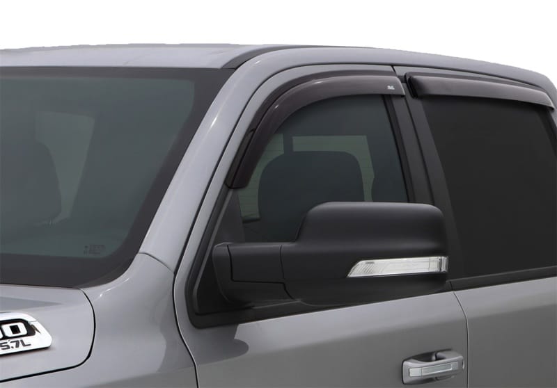 AVS 2019 Ram Quad Cab Ventvisor Outside Mount Window Deflectors 4pc - Smoke thumbnail 3